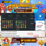 JACKPOT SLOT GACOR MAIN GATES OF OLYMPUS 1000 04 JULI 2025